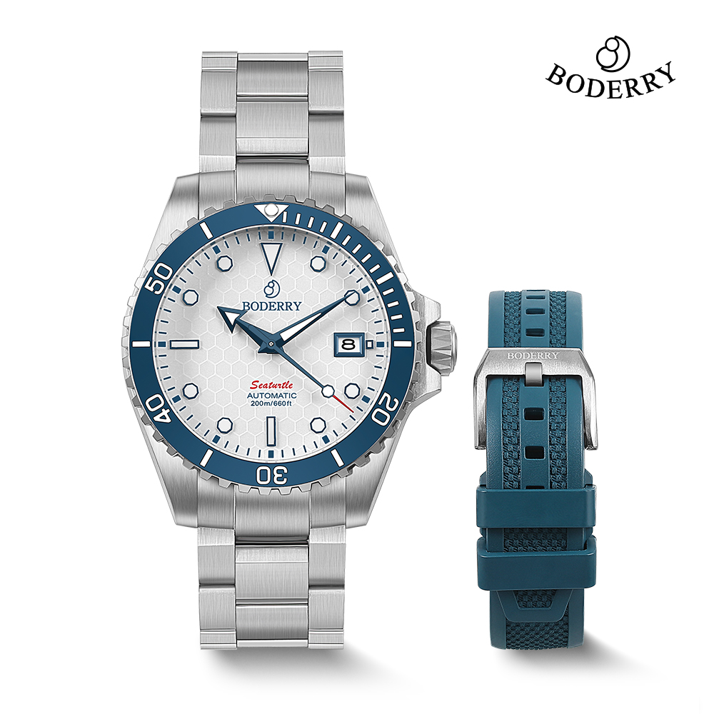 Titanium Sport Watch - Boderry Titanium Diver นาฬิกาอัตโนมัตินาฬิกาข้อมือ Mens สําหรับ