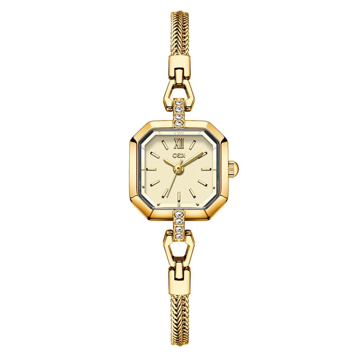 Luxury Watch Values - นาฬิกาควอทซ์โลหะผสมทรงสี่เหลี่ยม ดีไซน์หรูหรา ทันสมัย คุณภาพสูง แนวเรโทร นิช