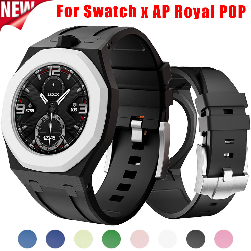 Luxury Watch Ap - สายยางสำหรับเคส PC สำหรับนาฬิกาพก Swatch X AP