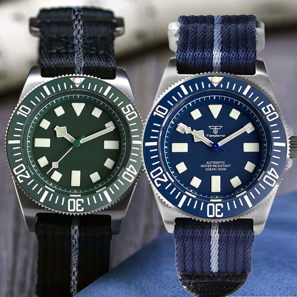 Titanium Sport Watch - ตัวเรือนไทเทเนียม Tandorio 42 มม. รุ่น Retro