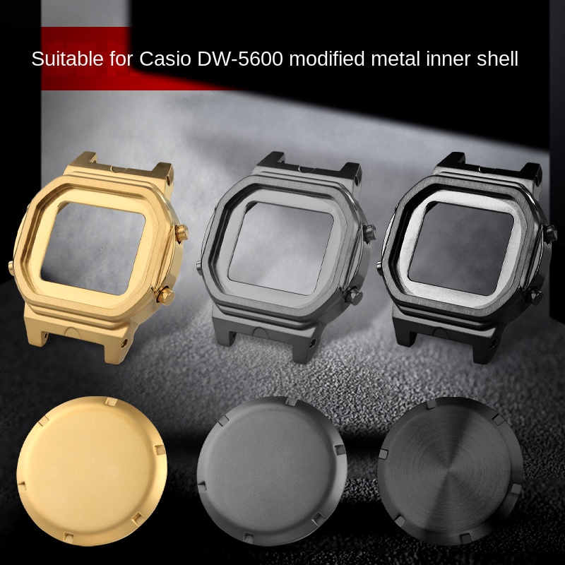 Casio Watch G-Shock Dw-5600 - สแตนเลสด้านในสําหรับ Casio G-SHOCK 3229 DW5600E/BB/SK/UE/MS ดัดแปลงชุด