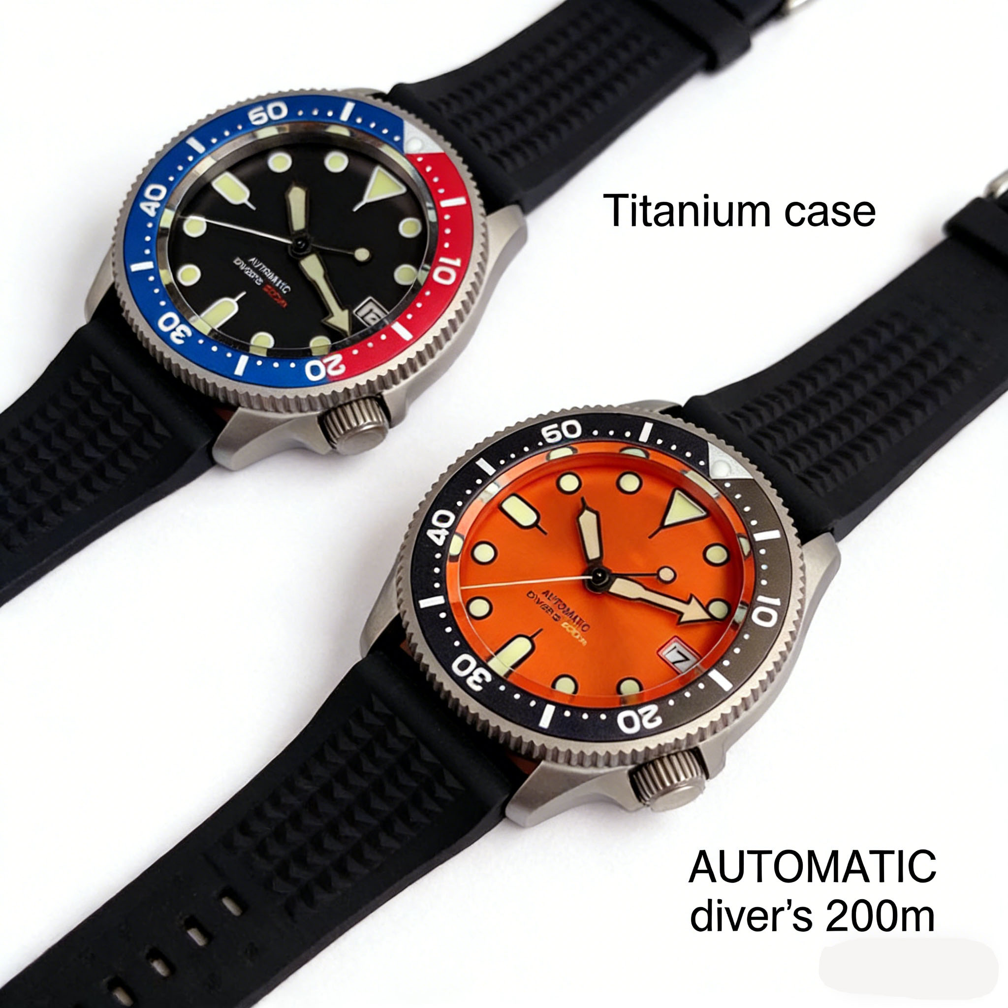 Titanium Sport Watch - นาฬิกาข้อมือผู้ชาย ระบบอัตโนมัติ กลไกญี่ปุ่น NH35A ขนาด 37