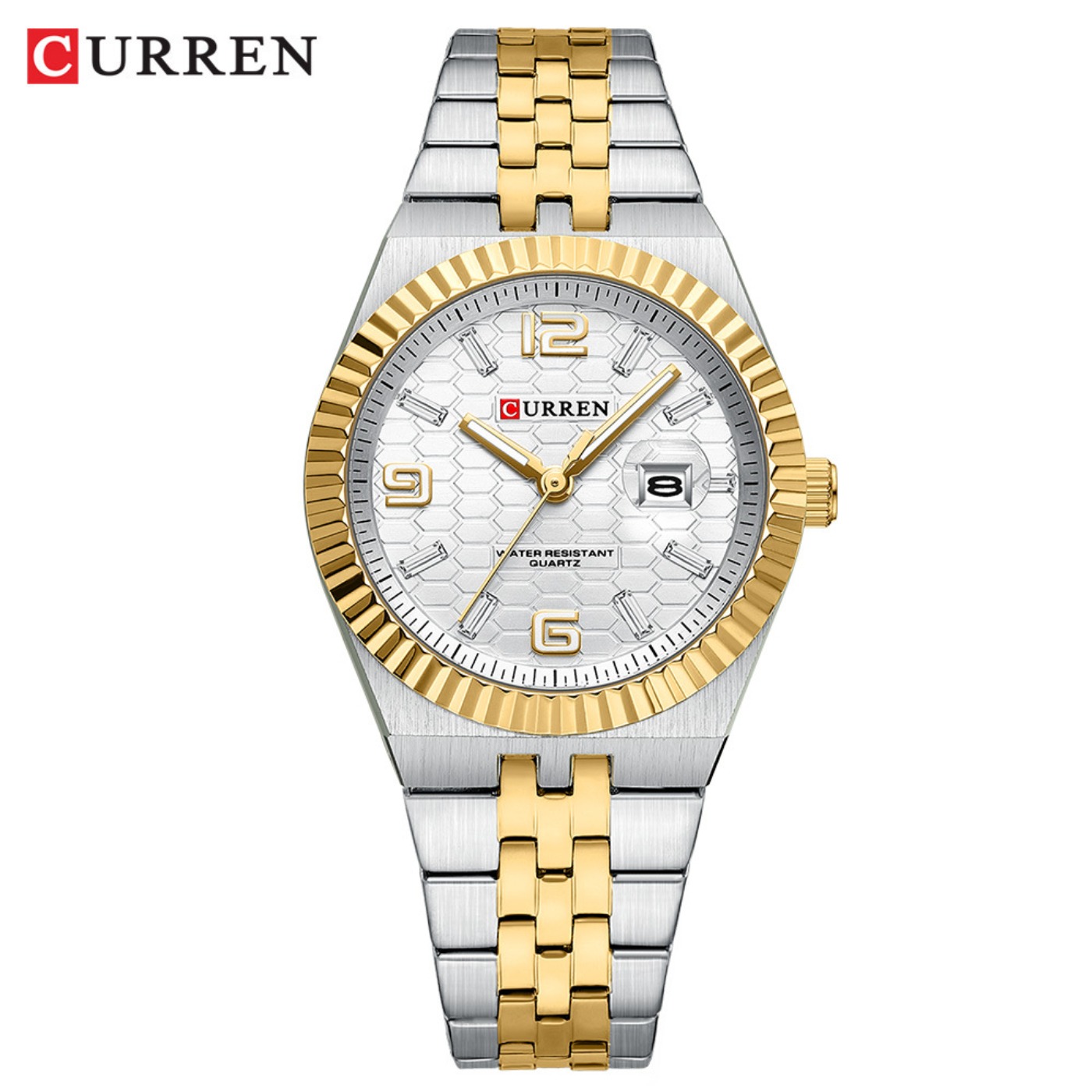 Luxury Watches - CURREN นาฬิกาข้อมือผู้หญิง ระบบควอทซ์ แอนะล็อก กันน้ำ นาฬิกาข้อมือผู้หญิงพร้อมวันที่