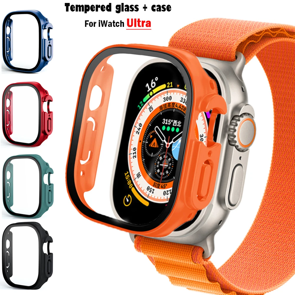 Luxury Watch Ap - แก้ว + กรณีสําหรับ Apple Watch Ultra