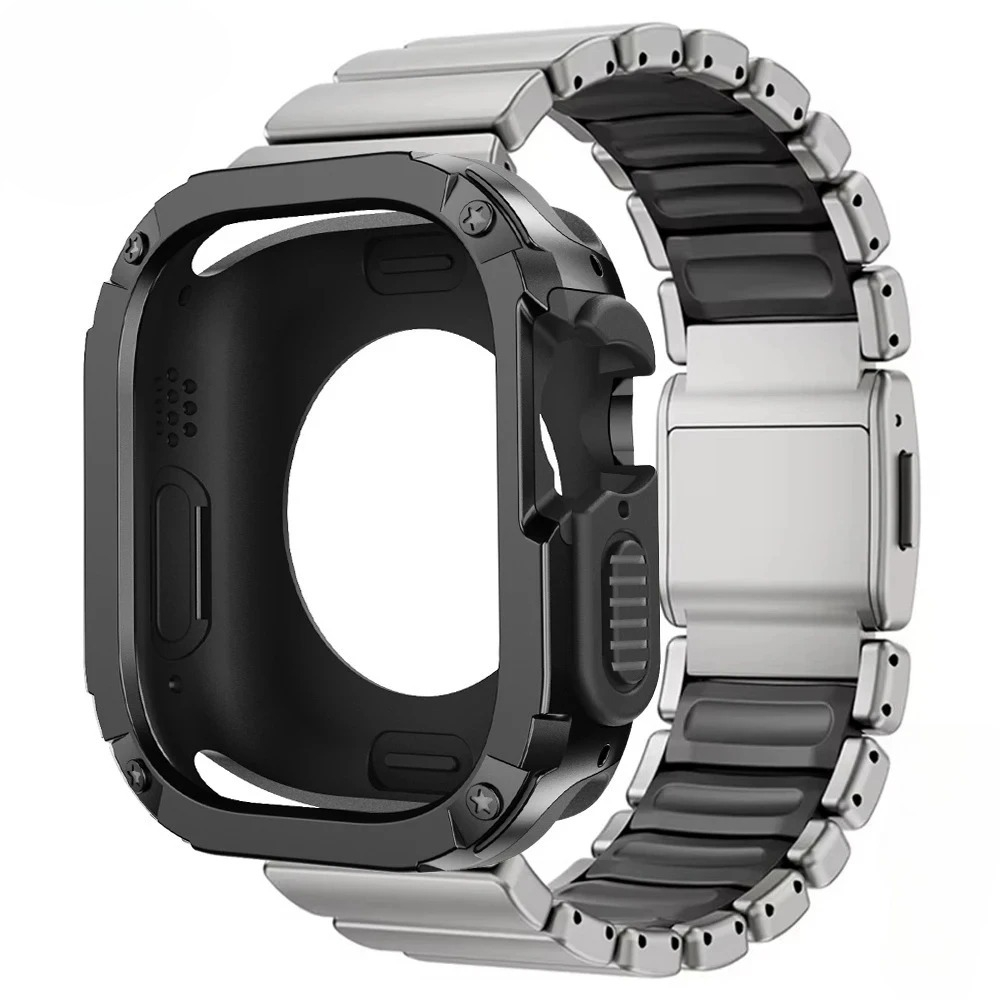 สายไทเทเนียม+เคสนิ่มสำหรับแอปเ - Titanium Sport Watch บทวิจารณ์และราคา