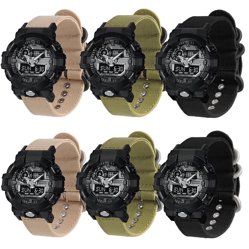 สายนาฬิกาผ้าแคนวาสไนลอนขนาด 16 - Casio Watch G-Shock Dw-5600 บทวิจารณ์และราคา