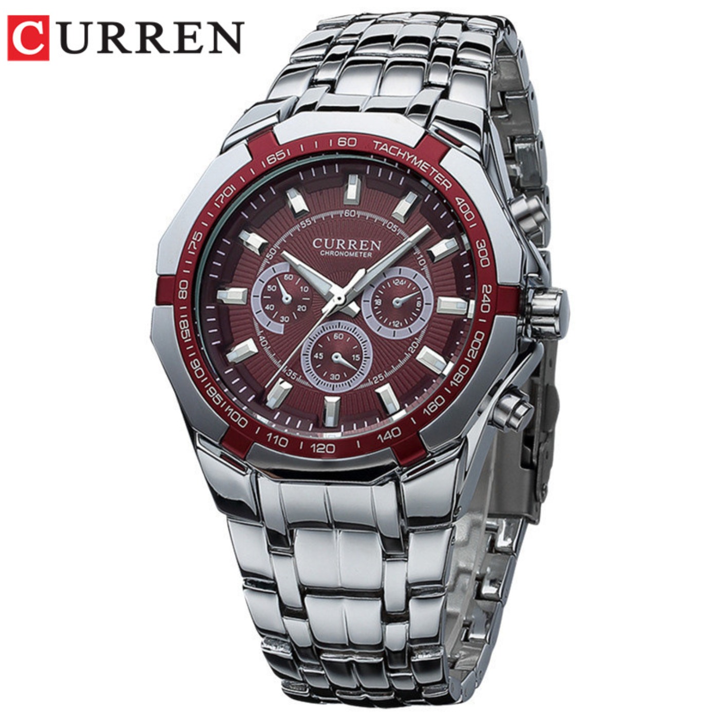 CURREN ผู้ชายแบรนด์หรูทหารกีฬา - Luxury Watch Safe บทวิจารณ์และราคา