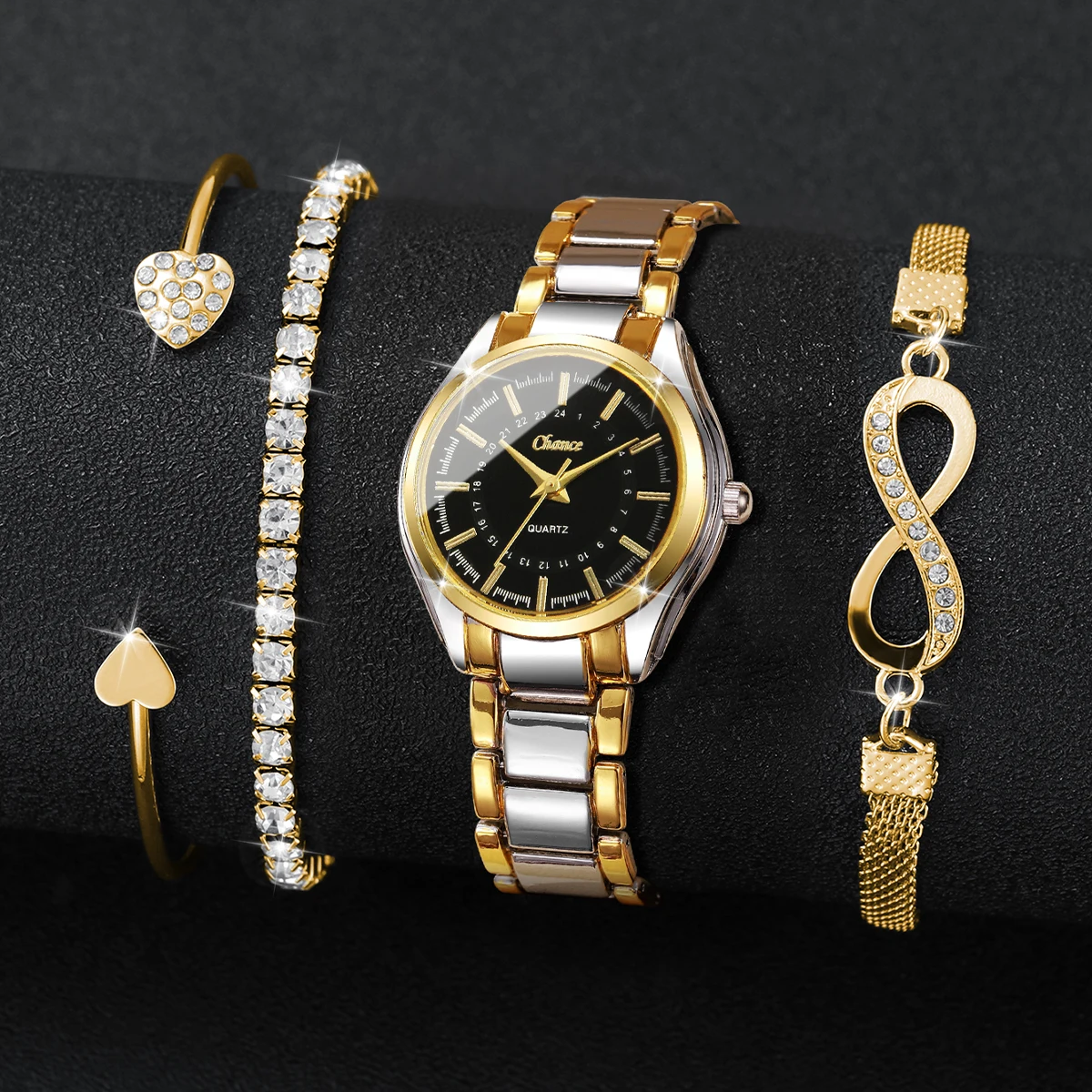 4 ชิ้น นาฬิกาข้อมือผู้หญิงสุดห - Luxury Watch Safe บทวิจารณ์และราคา