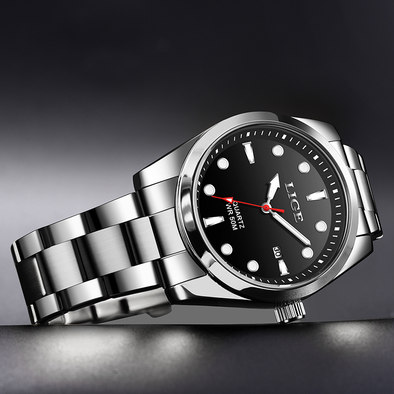 LIGE แบรนด์หรู Mens นาฬิกา Cas - Luxury Watch Top 10 บทวิจารณ์และราคา