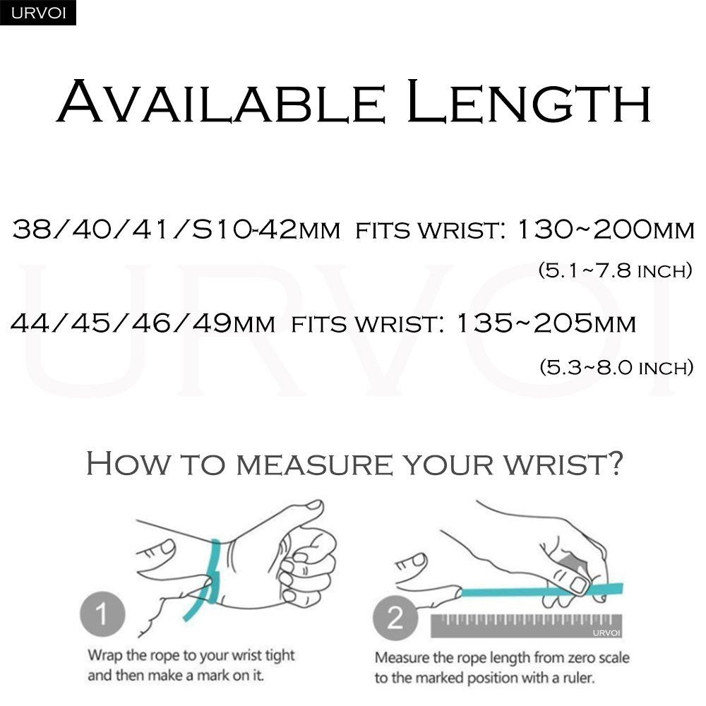 URVOI สร้อยข้อมือสแตนเลสสตีลสำ - Luxury Watch Ap บทวิจารณ์และราคา