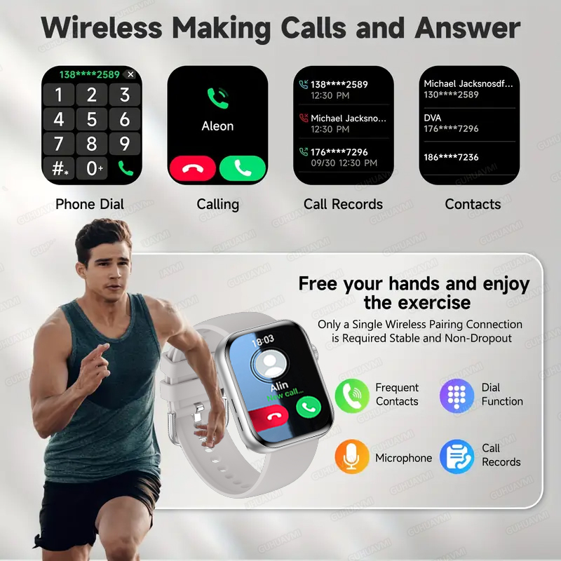 2026 รุ่นใหม่ สำหรับ iOS Watch - Titanium Sport Watch บทวิจารณ์และราคา
