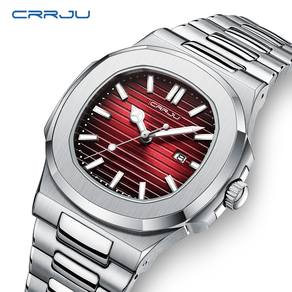 CRRJU แบรนด์หรูนาฬิกาผู้ชายกีฬ - Luxury Watch Top 10 บทวิจารณ์และราคา