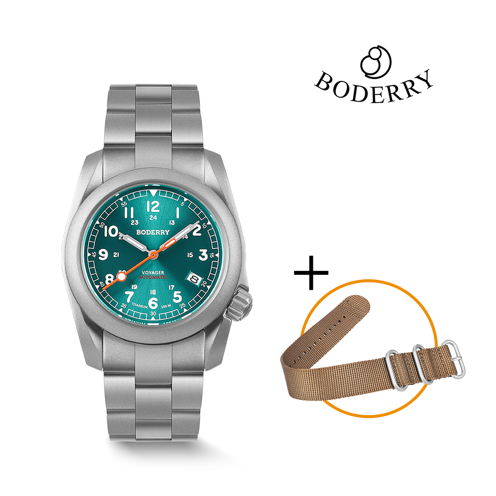 Boderry Field นาฬิกาไทเทเนียมอ - Titanium Sport Watch บทวิจารณ์และราคา