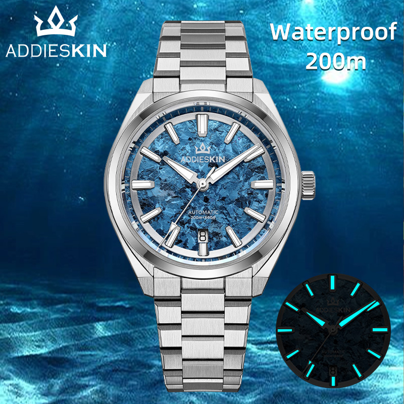 ADDIESDIVE นาฬิกาหรูหรา แซฟไฟร - Titanium Sport Watch บทวิจารณ์และราคา