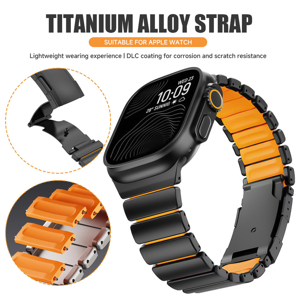 สายซิลิโคนไทเทเนียมสำหรับ Appl - Luxury Watch Ap บทวิจารณ์และราคา