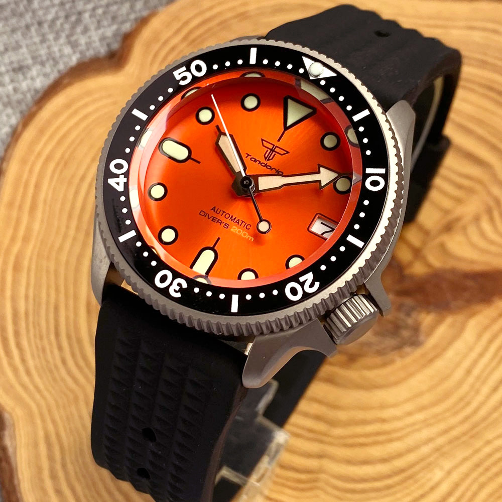 นาฬิกาข้อมือผู้ชาย ระบบอัตโนมั - Titanium Sport Watch บทวิจารณ์และราคา