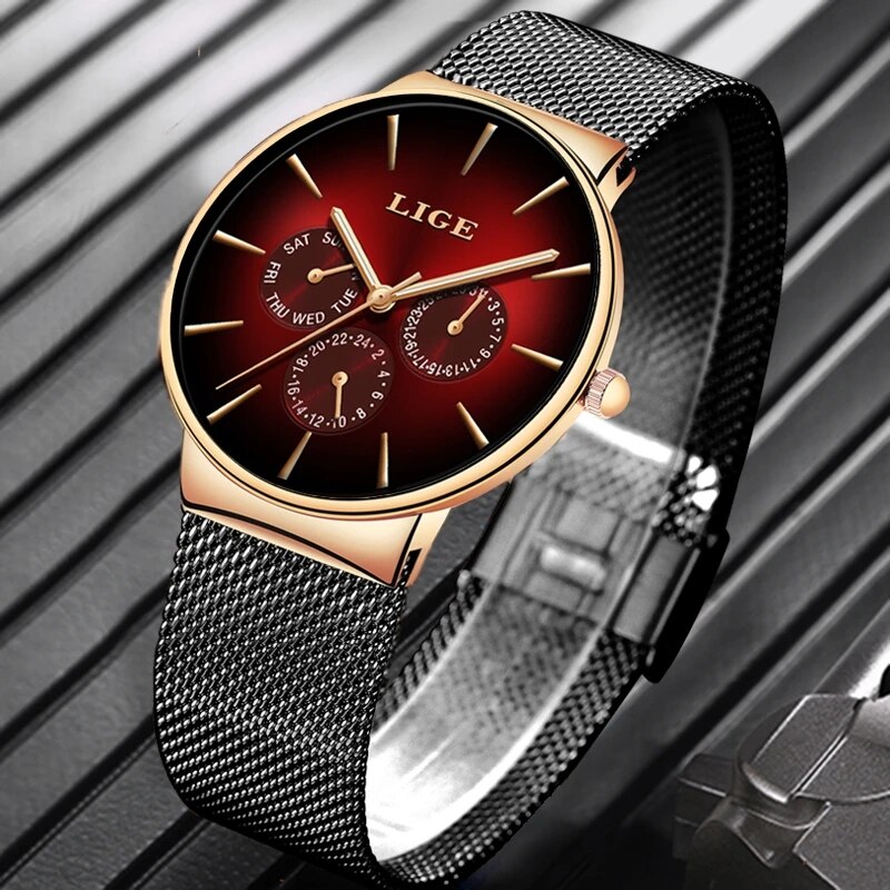 Lige นาฬิกาแฟชั่นสำหรับผู้ชาย, - Luxury Watch Top 10 บทวิจารณ์และราคา