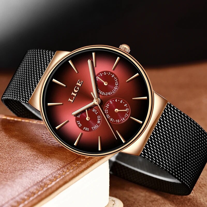 Lige นาฬิกาแฟชั่นสำหรับผู้ชาย, - Luxury Watch Top 10 บทวิจารณ์และราคา