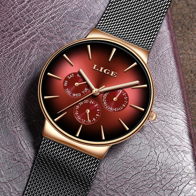 Lige นาฬิกาแฟชั่นสำหรับผู้ชาย, - Luxury Watch Top 10 บทวิจารณ์และราคา