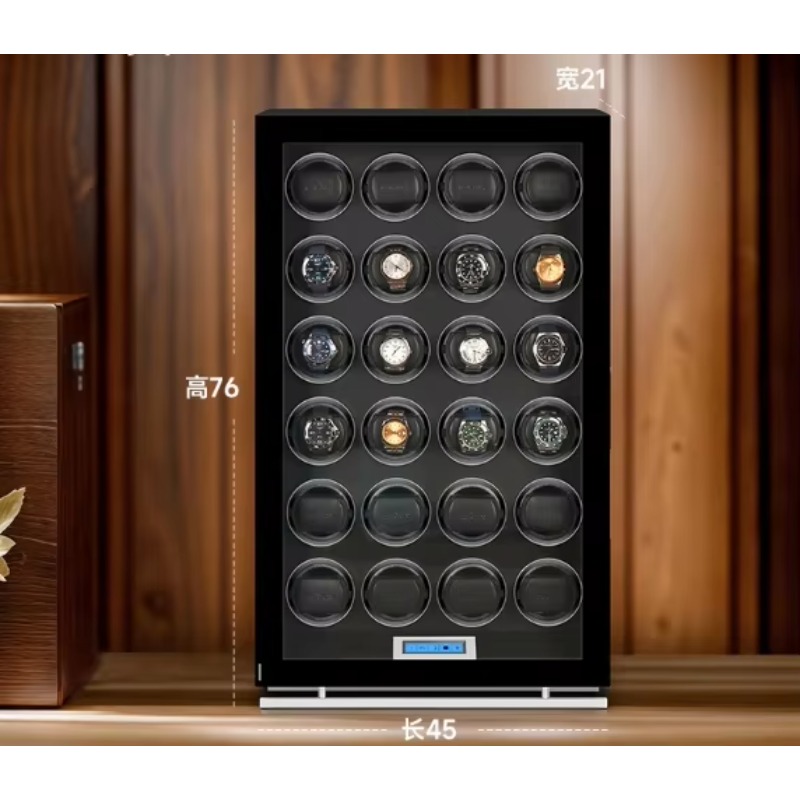 กล่องหมุนนาฬิกาอัตโนมัติ 24 ช่ - Luxury Watch Safe บทวิจารณ์และราคา