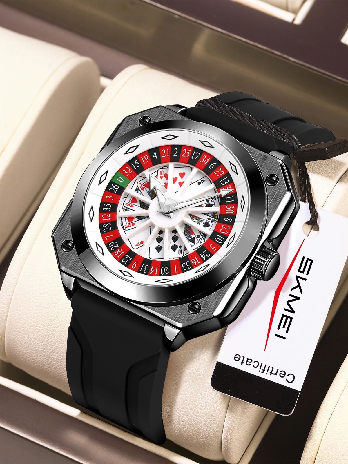 นาฬิกาข้อมือผู้ชายทรงสี่เหลี่ย - Luxury Watch Values บทวิจารณ์และราคา
