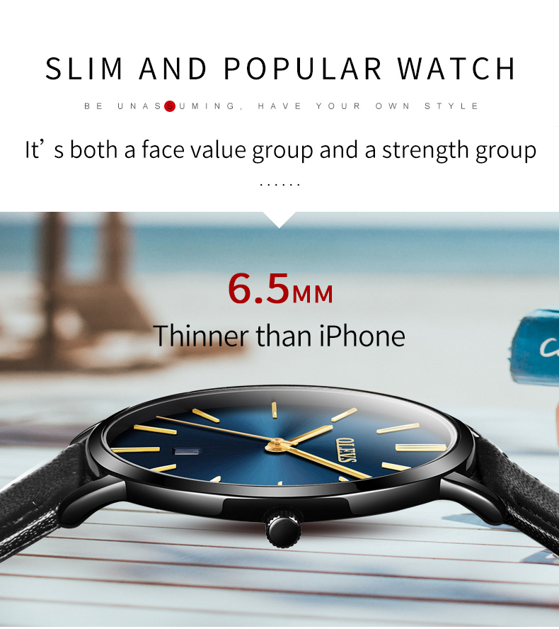 Original OLEVS นาฬิกาควอตซ์สํา - Dress Watch Ultra Thin บทวิจารณ์และราคา